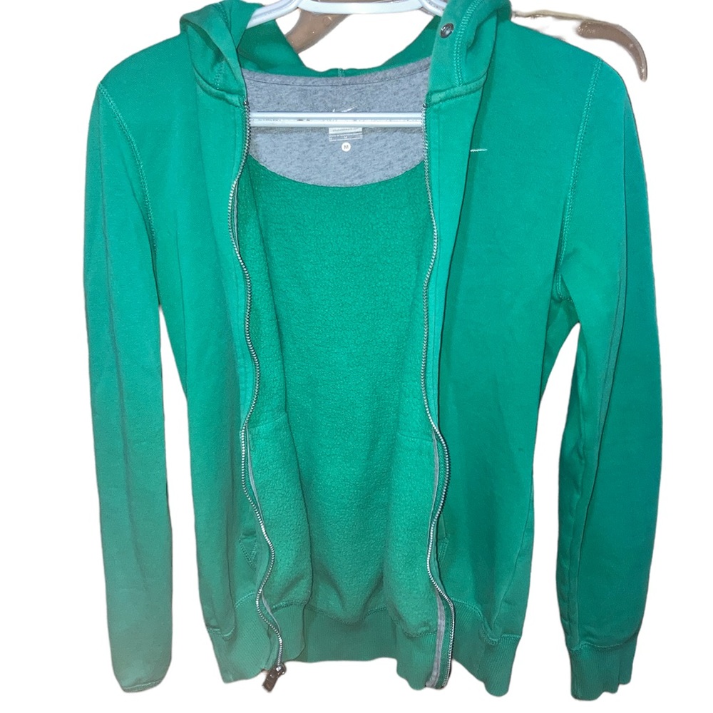 Green Nike Zip Up
